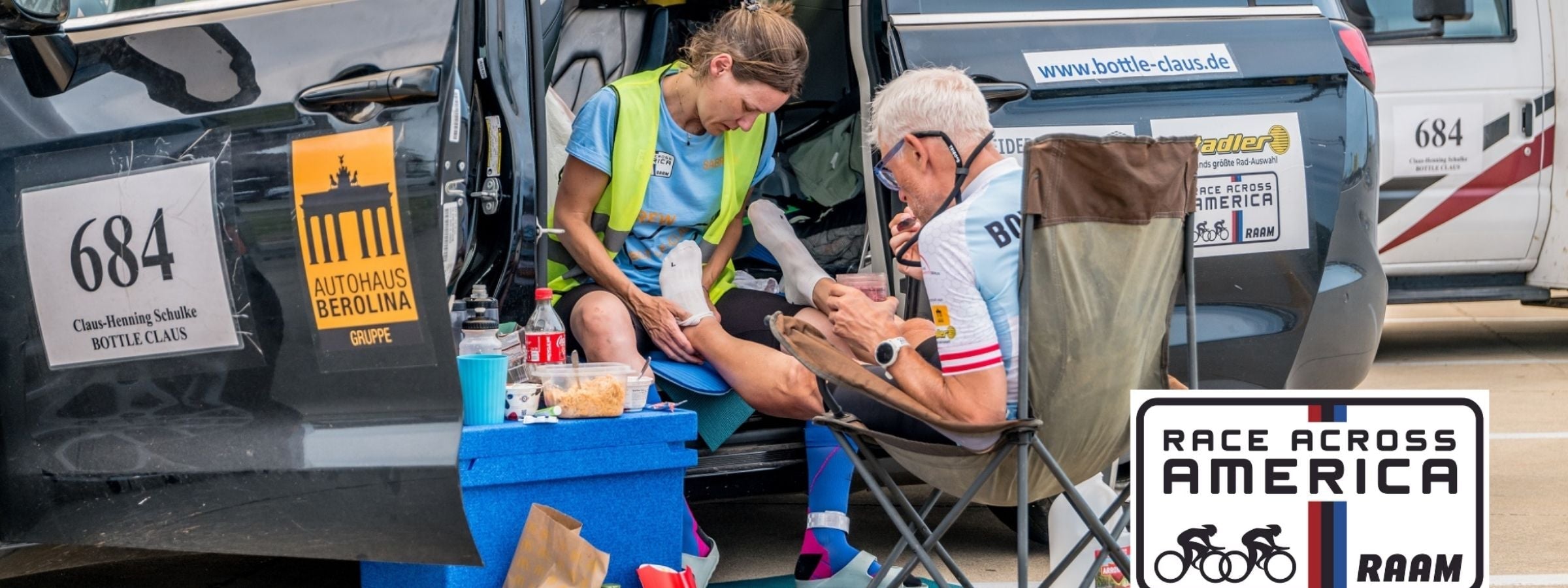 QOOL unterstützt Bottle Claus beim RAAM 2024